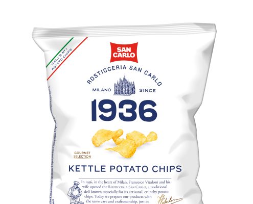 San Carlo Kettle Cooked – krompirjev čips z morsko soljo 150 g San Carlo Kettle Cooked – krompirjev čips z morsko soljo 150 g