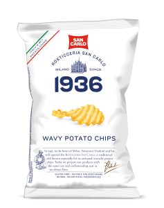 San Carlo Wavy – rebrasti krompirjev čips San Carlo Wavy – rebrasti krompirjev čips 150 g