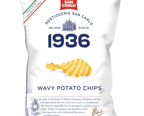 San Carlo Wavy – rebrasti krompirjev čips San Carlo Wavy – rebrasti krompirjev čips 150 g